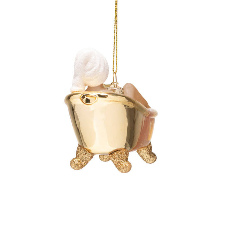 Shiny Gold Bath Ornament