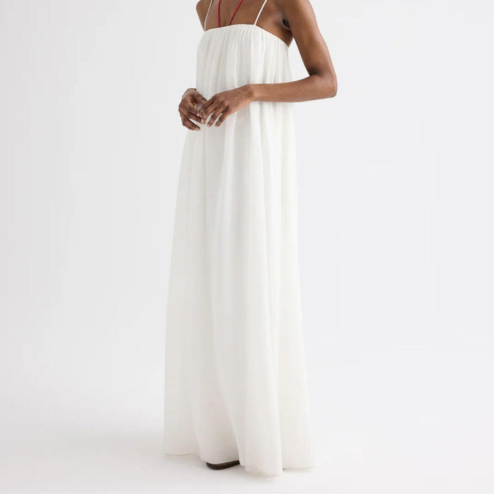 Shirred Column Dress