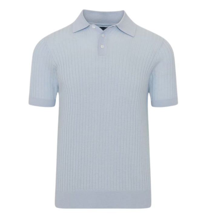Pale Blue Short Sleeve Polo