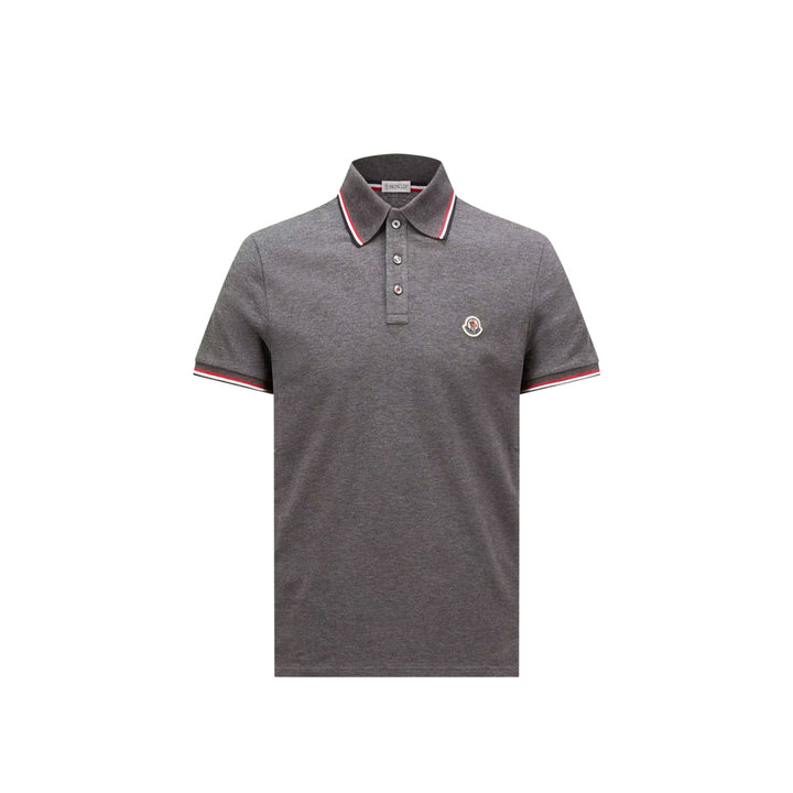 Short Sleeve Polo in Dark Grey