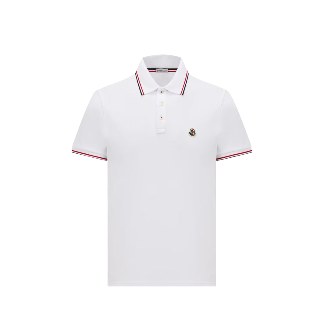 Short Sleeve Polo in White