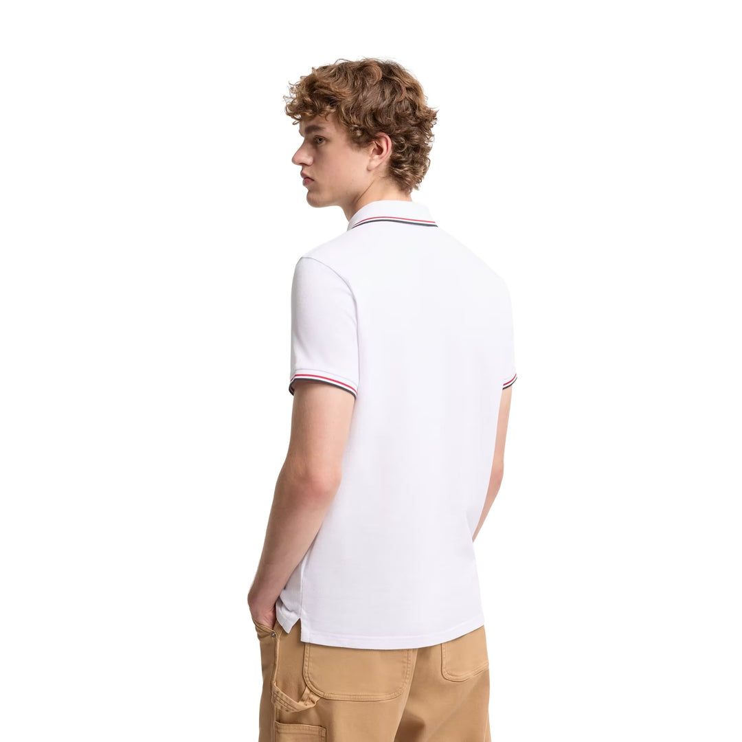Short Sleeve Polo in White