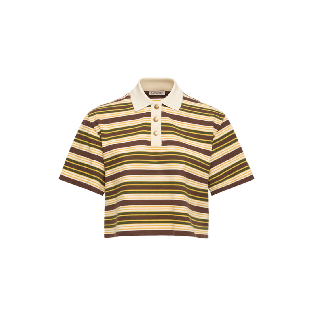 Short sleeves Polo in Pastel Brown
