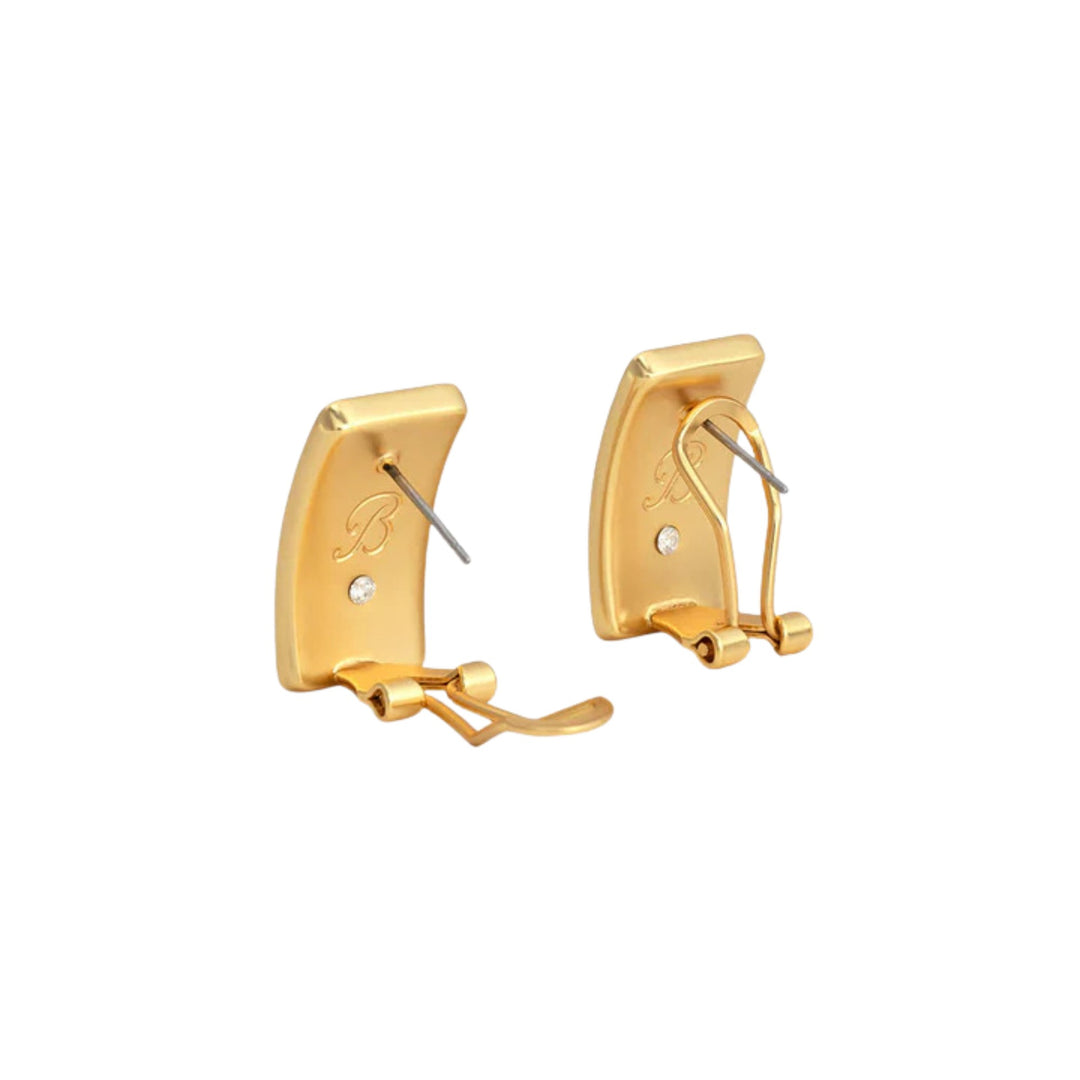 Sienna Rectangle Stud Earring Gold