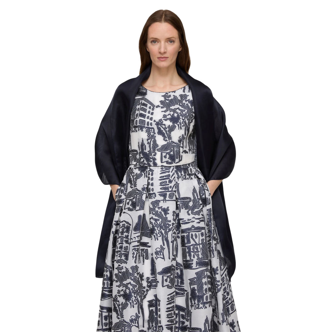 Stole in Organza - Ink