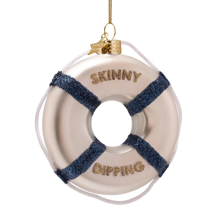 Skinny Dipping Lifebuoy Ornament