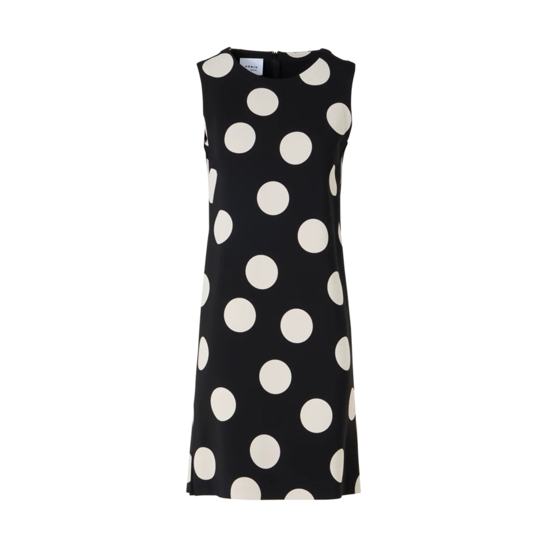 Sleeveless Dress in Polkadot