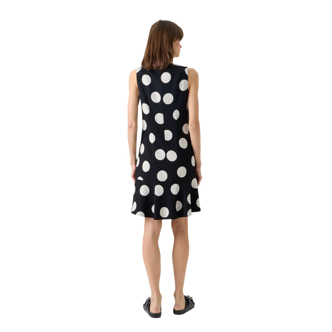 Sleeveless Dress in Polkadot