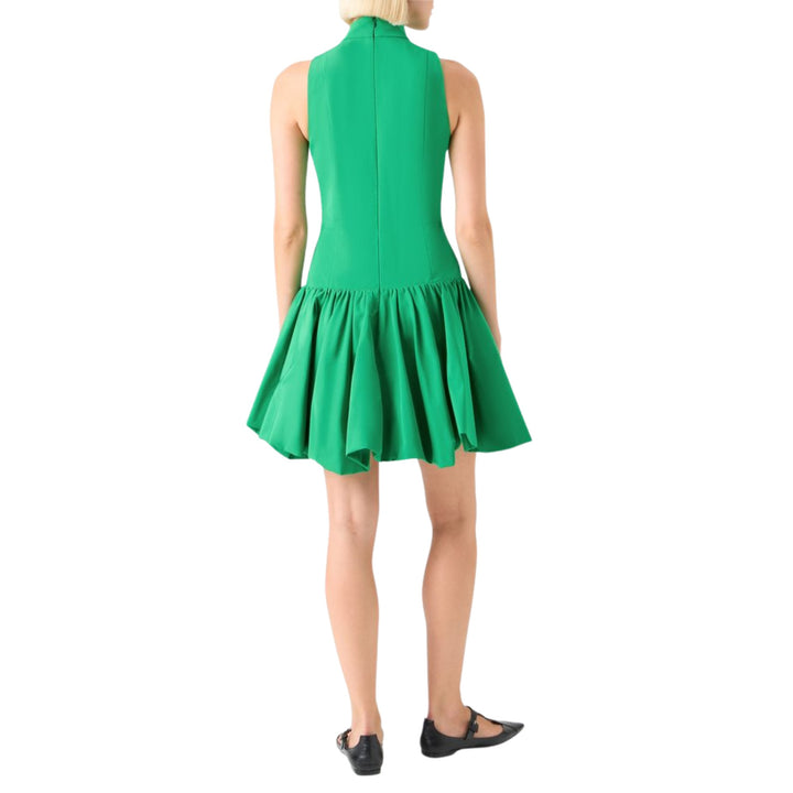 Sleeveless Taffeta Short Dress
