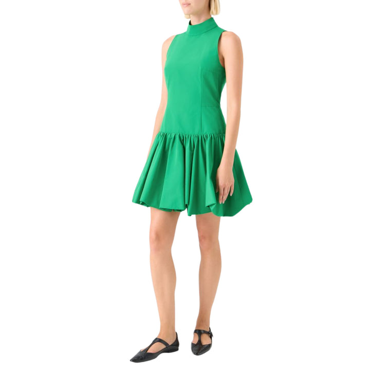 Sleeveless Taffeta Short Dress