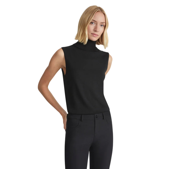 Sleeveless Turtleneck Shell