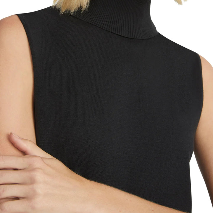 Sleeveless Turtleneck Shell