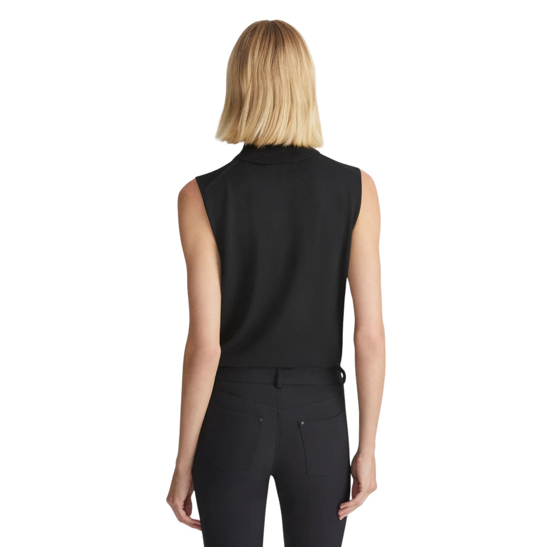 Sleeveless Turtleneck Shell