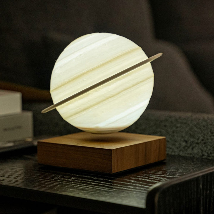 Smart Saturn Lamp - Walnut