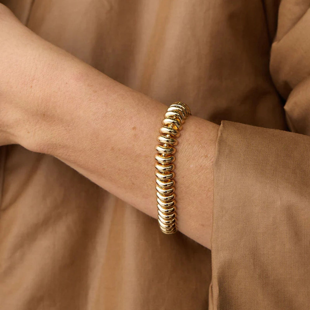 Sofia Bracelet - S/M - High Polish Gold