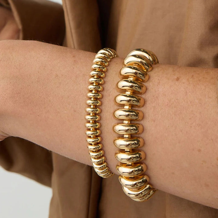 Sofia Bracelet - S/M - High Polish Gold