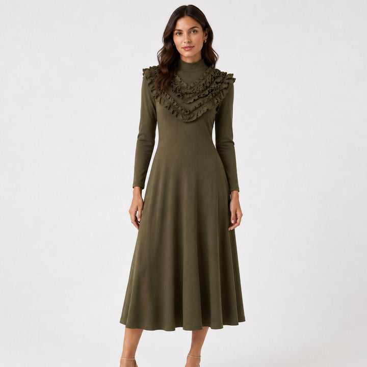Solene Longsleeve Jersey Dress