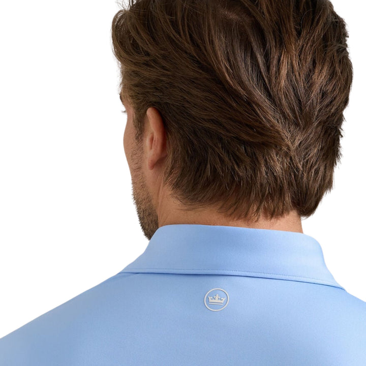 Solid Performance Jersey Polo in Bluebird