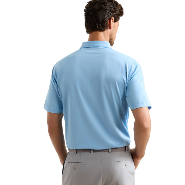 Solid Performance Jersey Polo in Cottage Blue