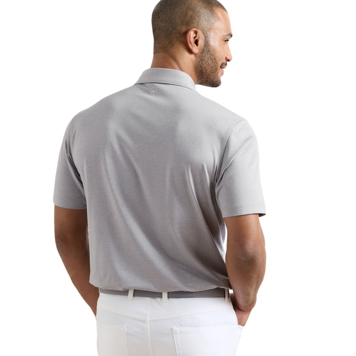 Solid Performance Jersey Polo in Gale Grey