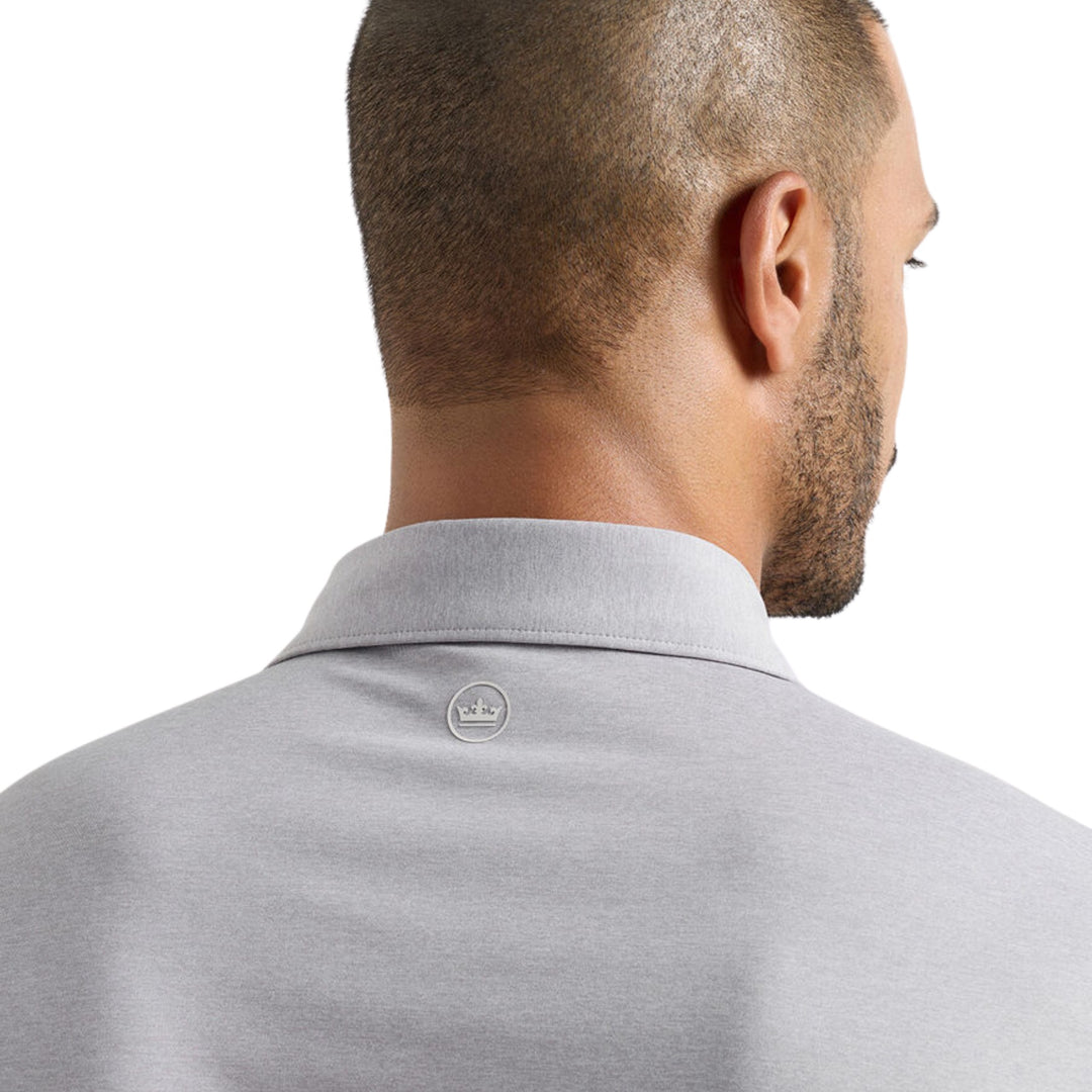 Solid Performance Jersey Polo in Gale Grey