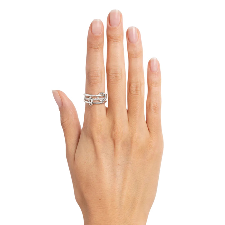 Sonny 3 Link YG Diamond Ring - .45tcw - Size 9