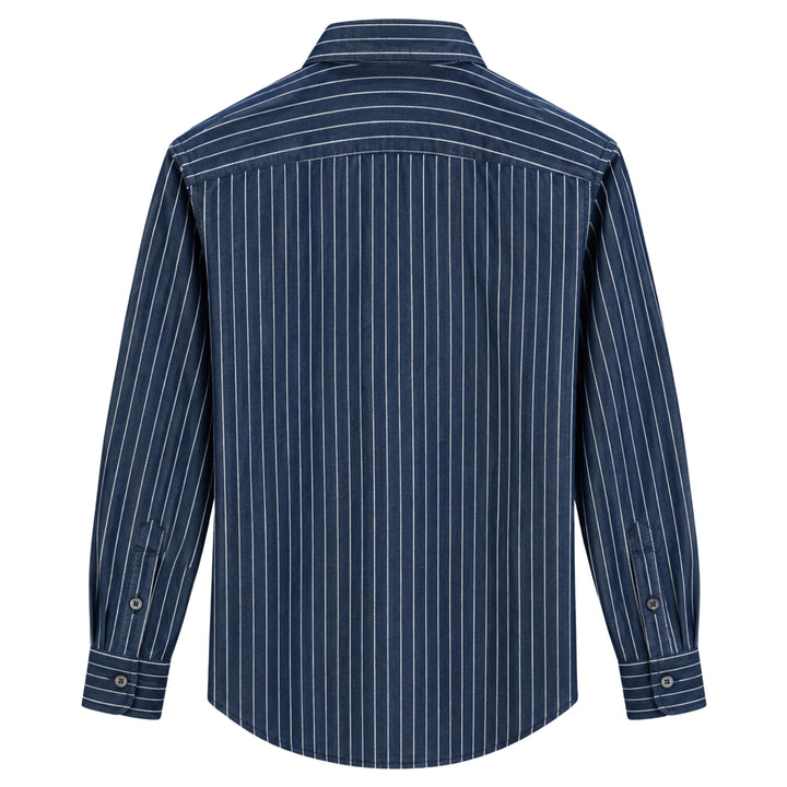 Sport Shirt in Denim Stripe