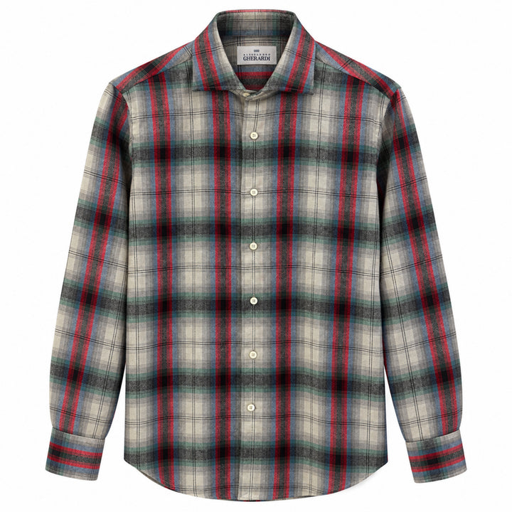Sport Shirt in Seersucker Plaid