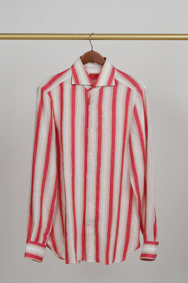 Red and White Sport Shirt