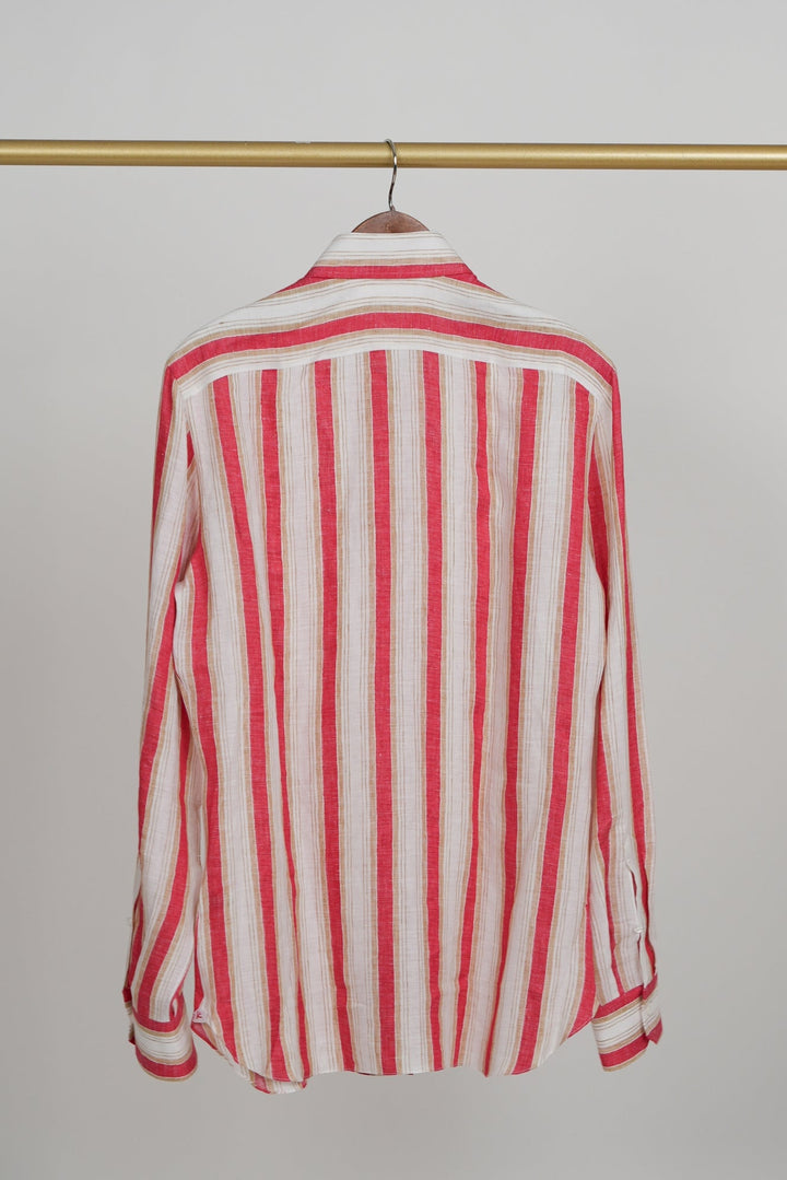 Red and White Sport Shirt