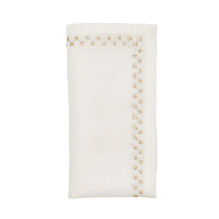 Starry Night Napkin - Gold