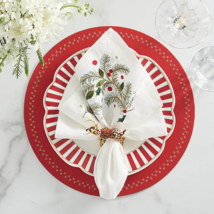 Starry Night Placemat - Red