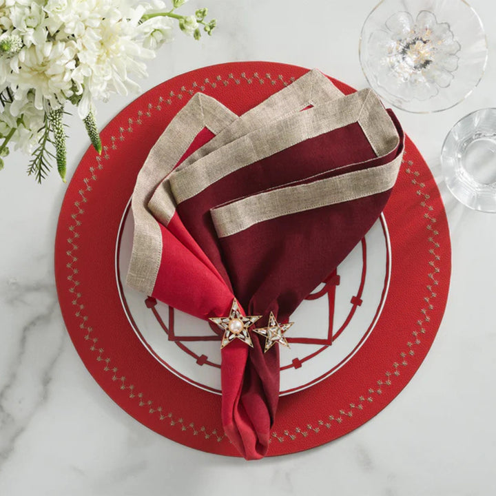 Starry Night Placemat - Red
