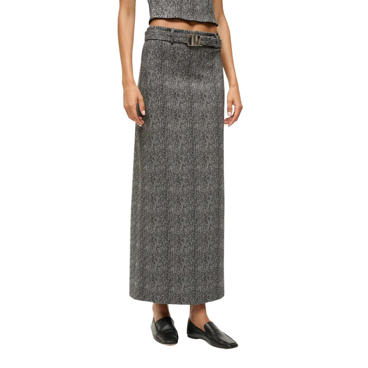 Murray Skirt - Textured Herringbone