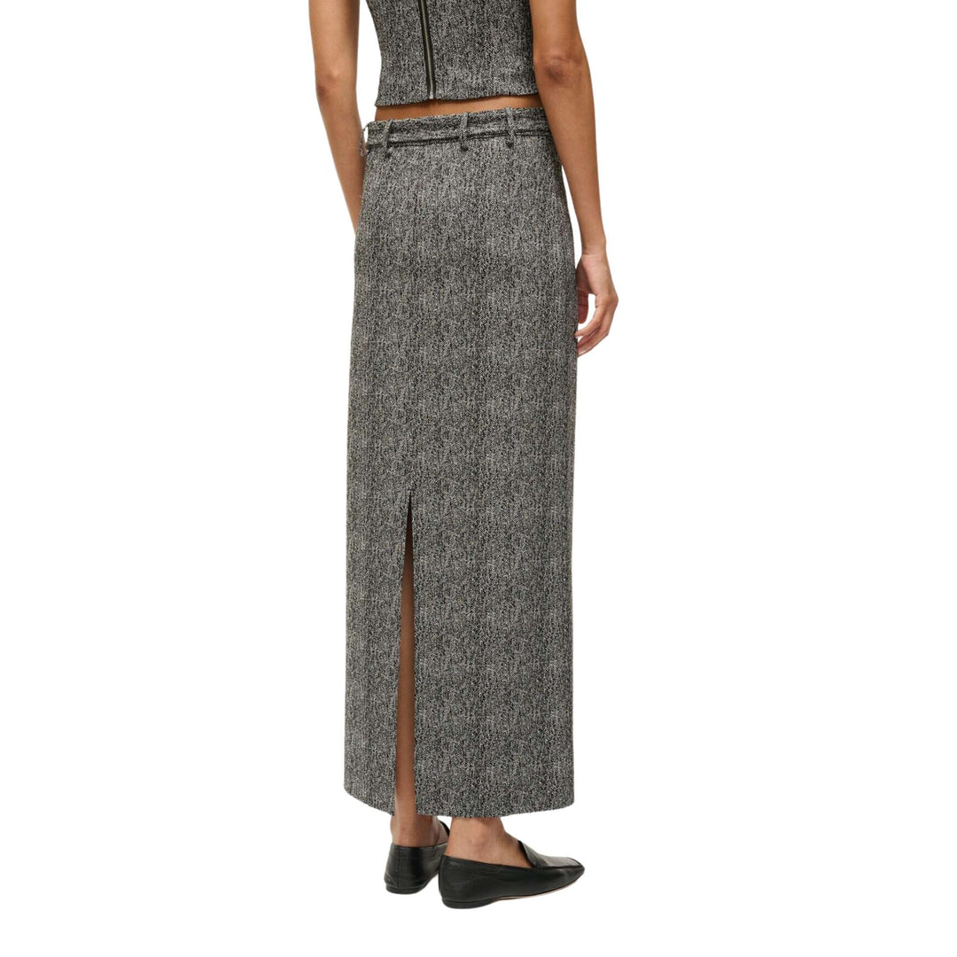 Murray Skirt - Textured Herringbone
