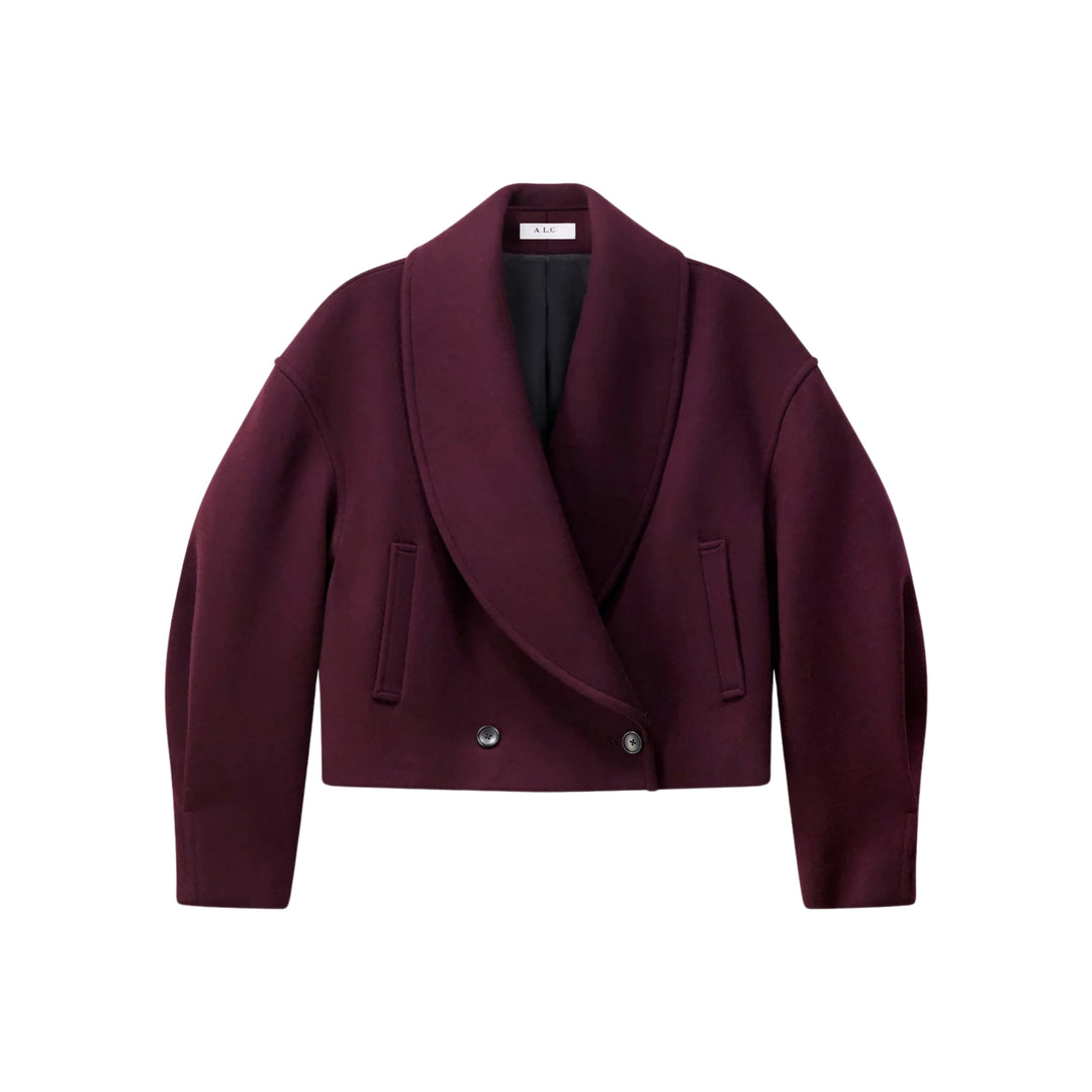Stella Jacket in Deep Mulberry