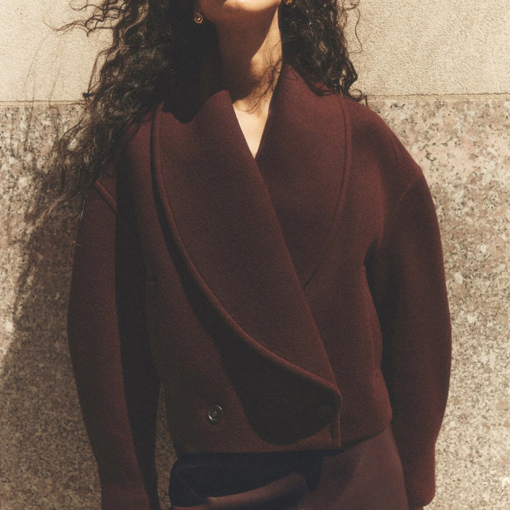 Stella Jacket in Deep Mulberry