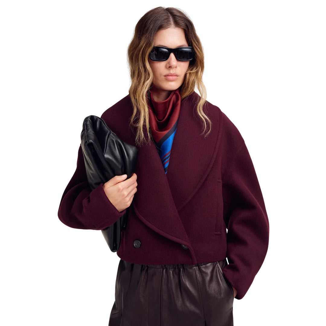 Stella Jacket in Deep Mulberry