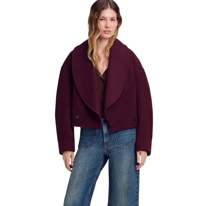 Stella Jacket in Deep Mulberry