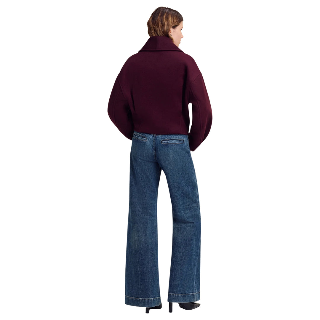 Stella Jacket in Deep Mulberry
