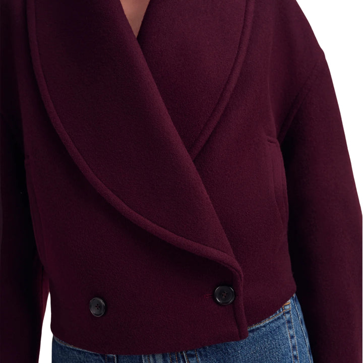 Stella Jacket in Deep Mulberry