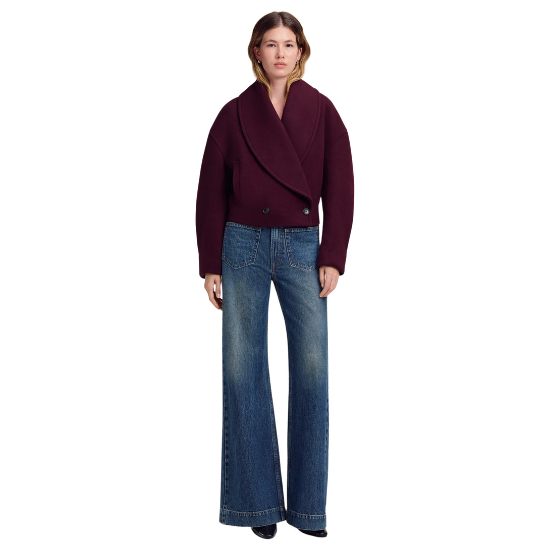 Stella Jacket in Deep Mulberry
