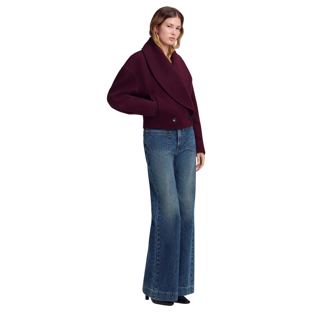 Stella Jacket in Deep Mulberry