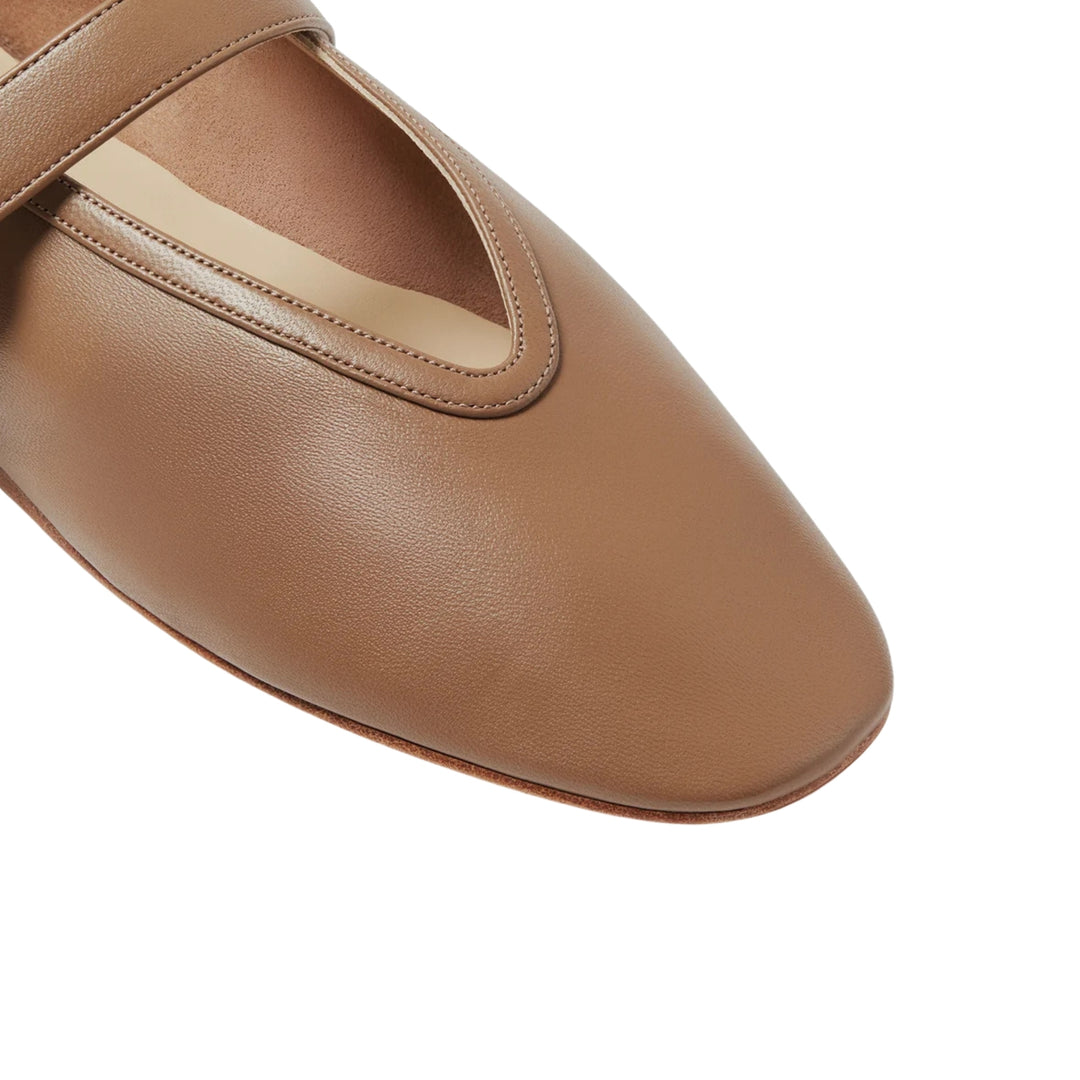 Stella Slipper Flat in Taupe