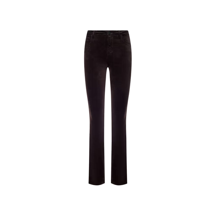 Stevie High Rise Straight in Dark Java