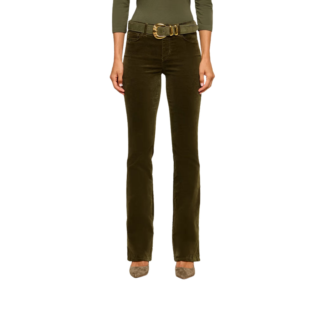Stevie High rise Straight in Army