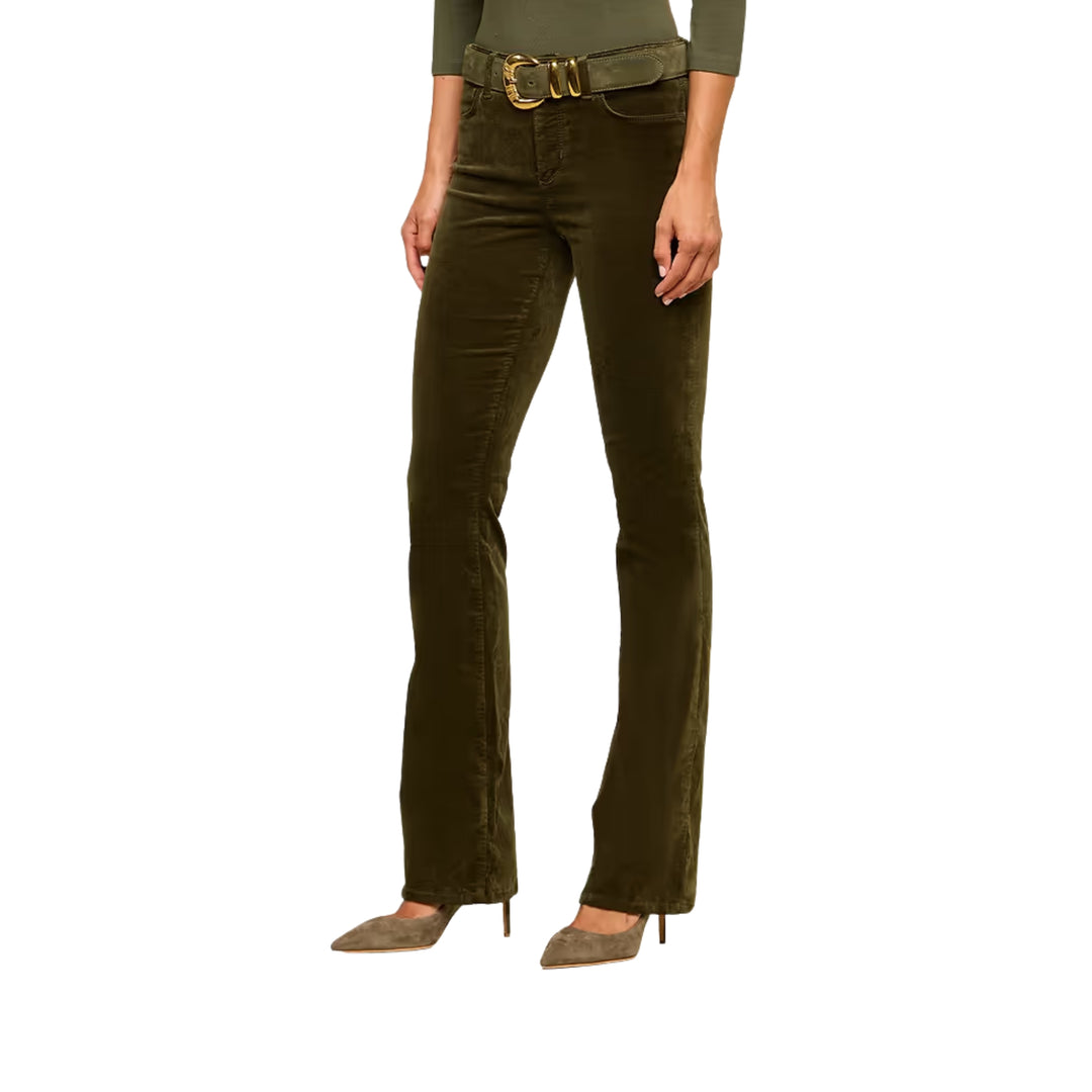 Stevie High rise Straight in Army