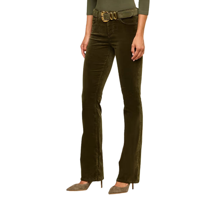 Stevie High rise Straight in Army