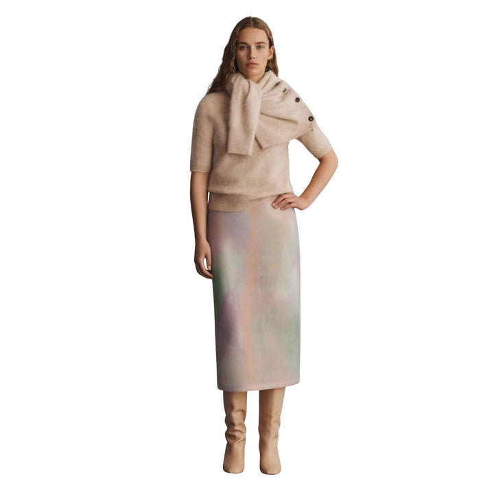 Straight Midi Skirt