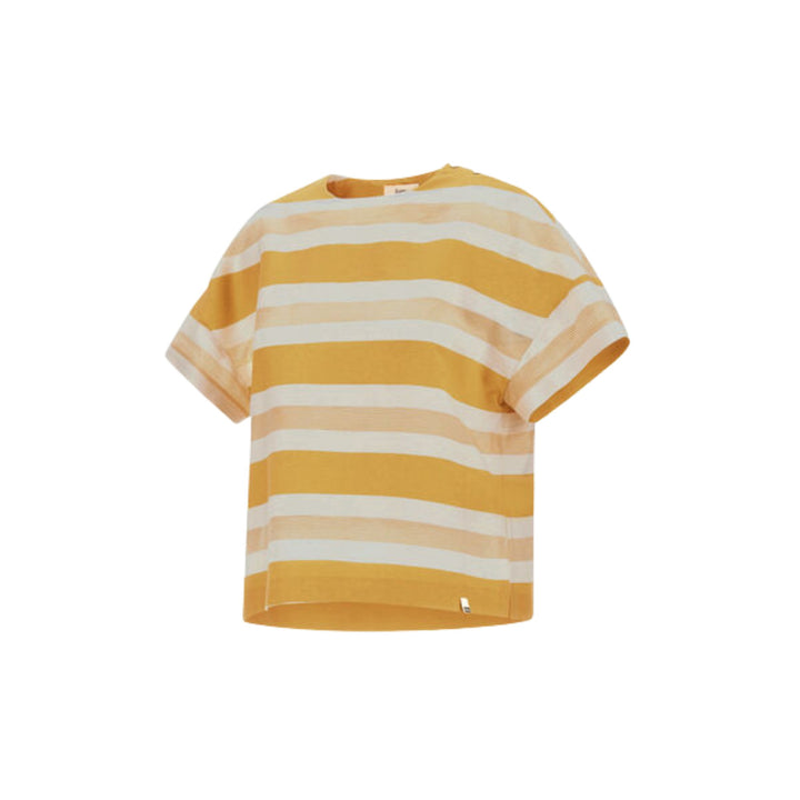 Striped Cotton Top in Yellow/White